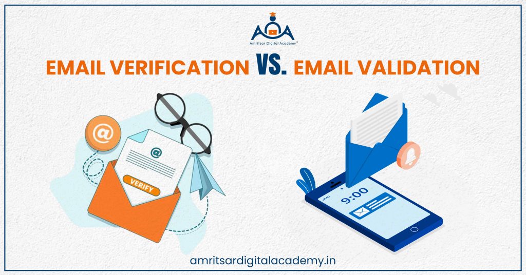 Email verification Vs. Email Validation