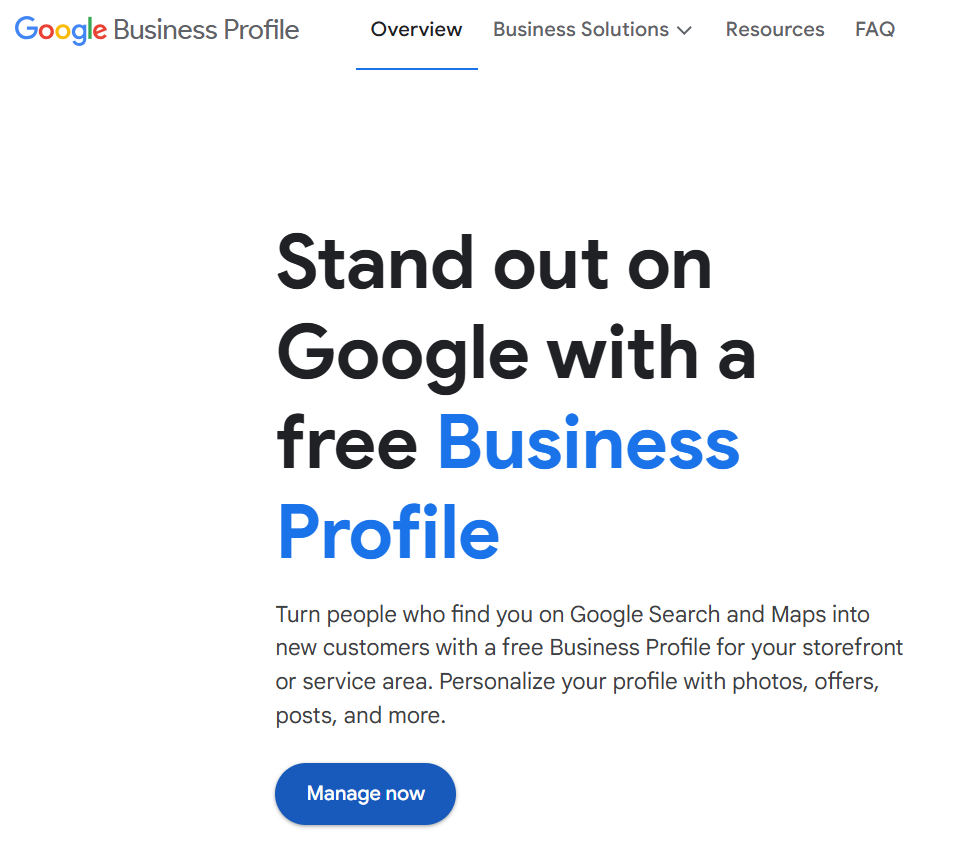 google business profile login