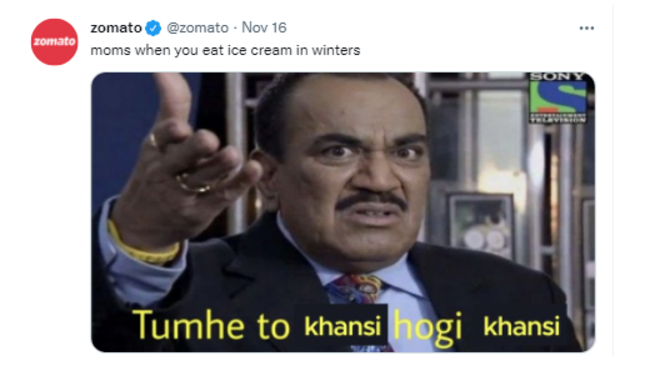 zomato meme marketing